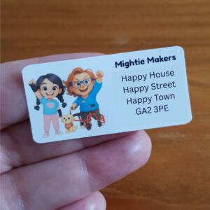 Personalised Return Address Labels Using Your Cartoon Avatar
