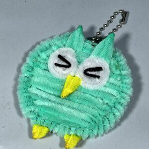 Fuzzywire Owl Keychain/Bag Charm