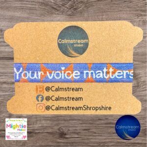 Stretchy Sublimated Bracelet – Your Voice Matters – Festival‑Style, Reusable & Adjustable