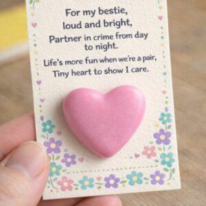 Handmade Friendship Heart Set – Matching Best Friend Heart (Single or Pair)