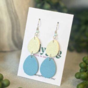 Eggstravaganza Collection Easter Earrings – Handmade Polymer Clay Egg Drop Statement Jewellery UK