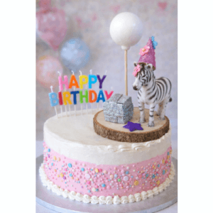 Zebra Cake Topper, Novelty Birthday Gift