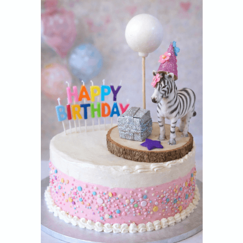 Zebra Cake Topper, Novelty Birthday Gift