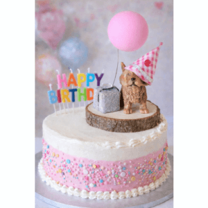 Cute Dog Cake Topper, Novelty Birthday Gift