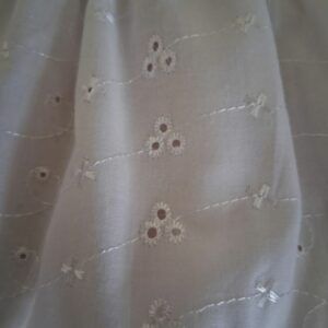 Alana Skirt Broderie Anglaise Fabric Colour White