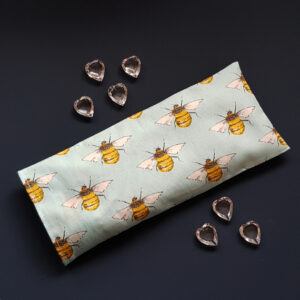 Bumble Bee Lavender & Flax Seed Eye Pillow - Removable Washable Cover