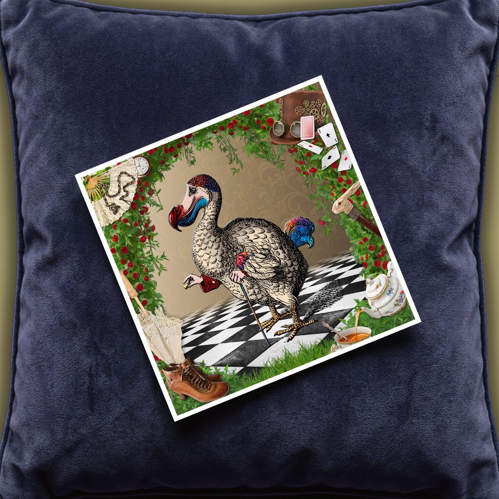 'Alice' The Dodo Greetings Card or Print - Image 2