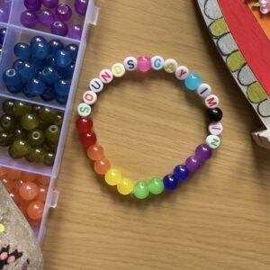 Sounds Gay I’m In beaded bracelet