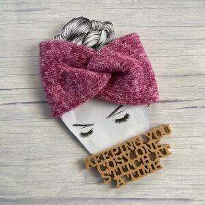 Hand-Knitted Twisted Headwrap