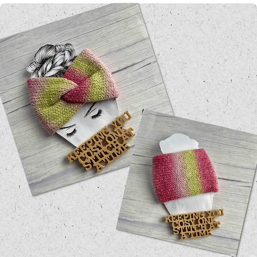 Chunky Hand Knitted Twisted Headwrap