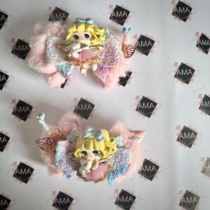 Bunny Fairy Hair Bow for Girls – Easter Toddler Hair Clip