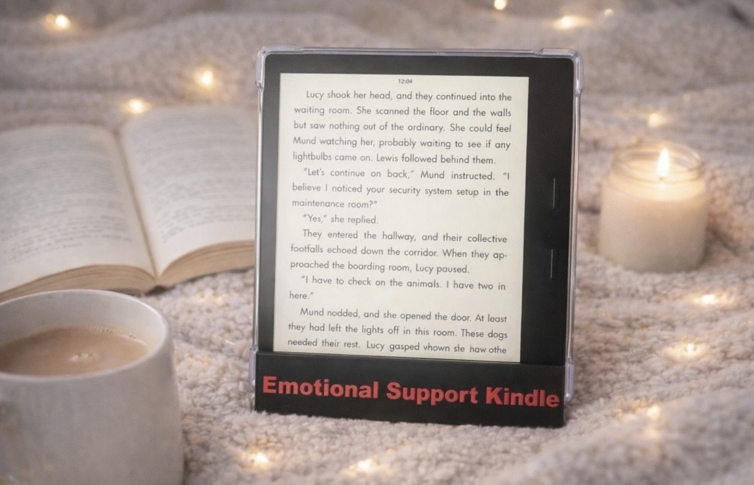 Custom made Emotional support Kindle holder - Image 3