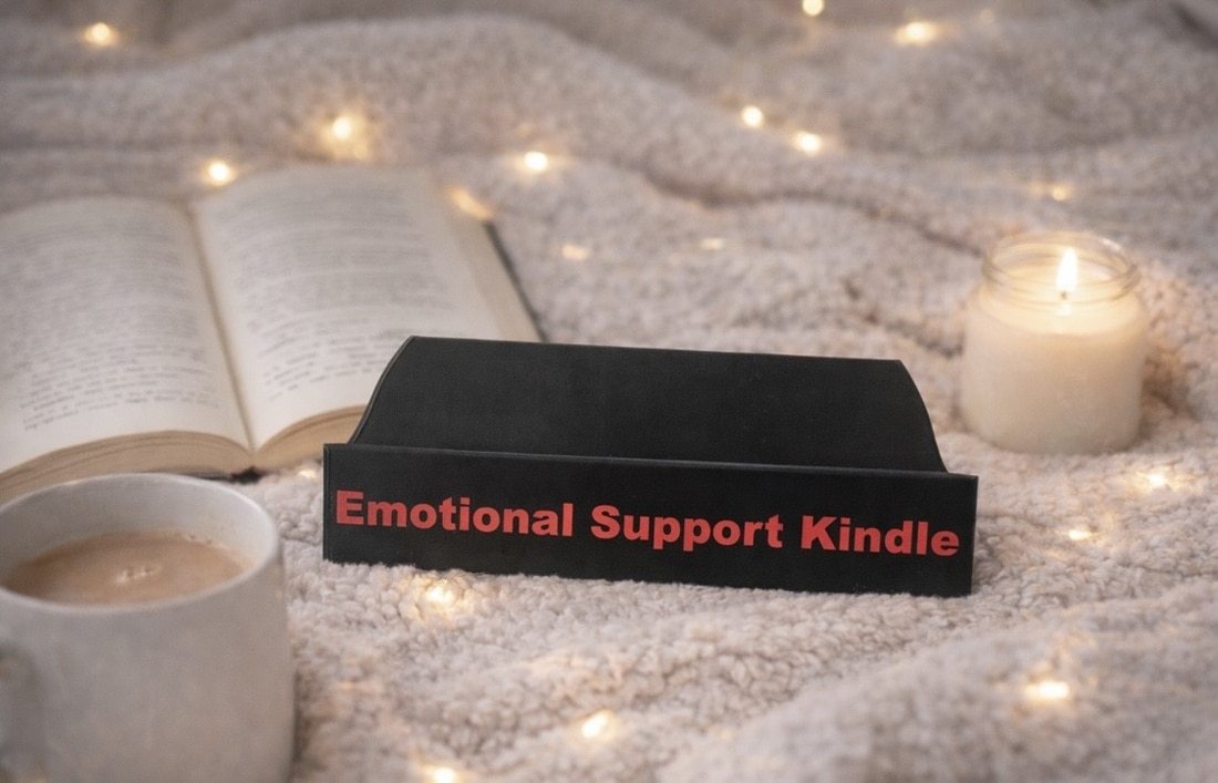Custom made Emotional support Kindle holder - Image 4