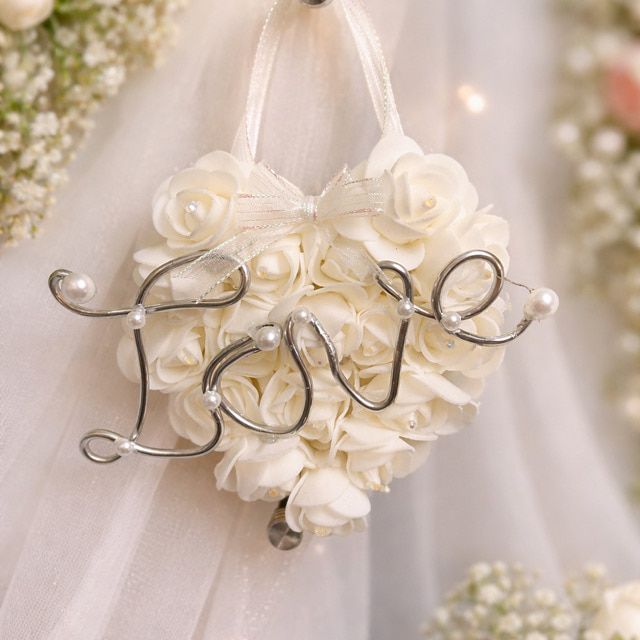 Stunning Wired Art Wedding Day Gift/Trinket Decoration - Image 2