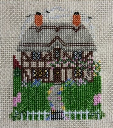 Greetings card. Cross stitched. All proceeds to The Stroke Association - Image 2