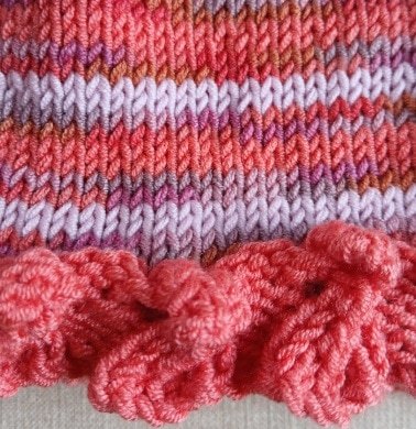 Hand- knitted sleeveless baby cardigan. Approx 6 to 9 mths. All proceeds to The Stroke Association - Image 6