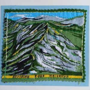 Greetings card, Lake District . Striding Edge Helvellyn. All proceeds to The Stroke Association.