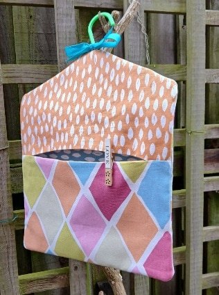 'LOVE'- Peg bag. All proceeds to The Stroke Association