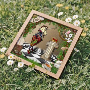 ‘Alice’ Unicorn From Through The Looking Glass Greetings Card or Print