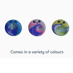 Starting School Smiley Blob Handmade Worry Stone for First Day Nerves