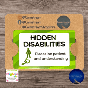 Hidden Disabilities Awareness Badge – Sublimated Aluminium