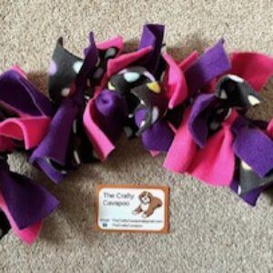 Handcrafted ruffle for dogs!