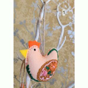 Hanging Spring Hens/Chicken Decorations, 5 available