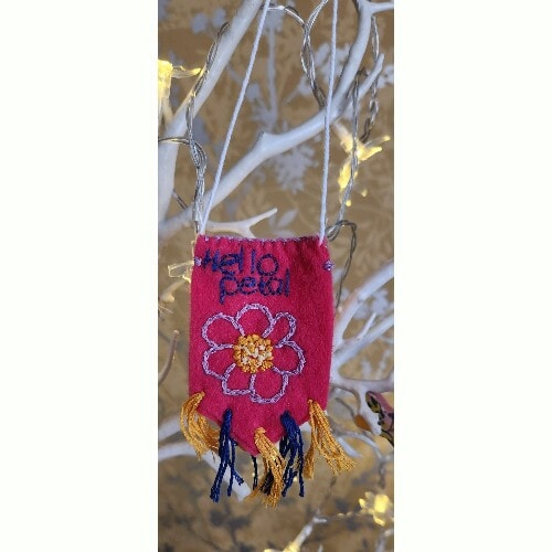 Mini Hanging Felt Penants with captions, 5 available - Image 6