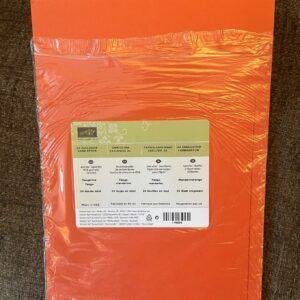 Stampin’ UP! A4 Tangerine Tango Cardstock
