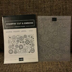 Stampin’ UP! Button Button 3D Embossing Folder