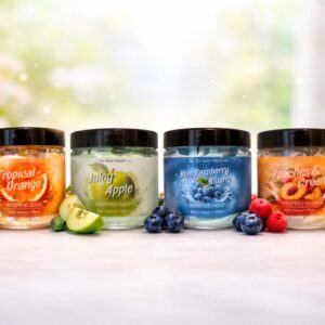Fruity Whipped Soap Collection- 4 jars of different scents