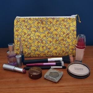 Cute Ducks Zipper Bag - Fun And Playful Pouch for Makeup Toiletries Art And Craft Supplies