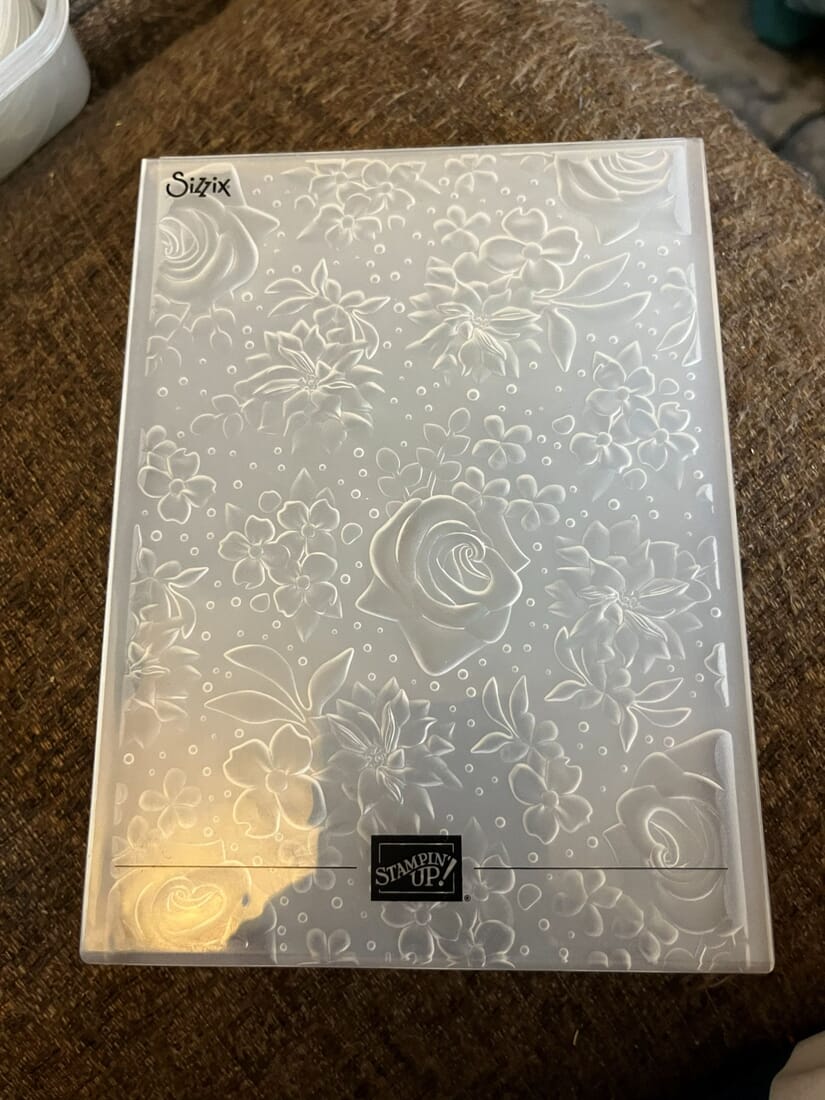 Stampin' UP! Floral 3D Embossing Folder