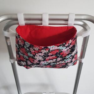 Handmade Cherry Blossom Walker Bag - Floral Zimmer Frame Accessory