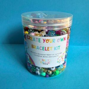 DIY Bracelet Kit with Assorted Beads and Alphabet Beads