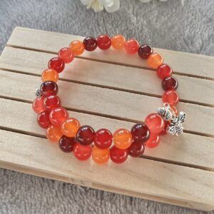 Memory Wire Bracelet with Bee Charm