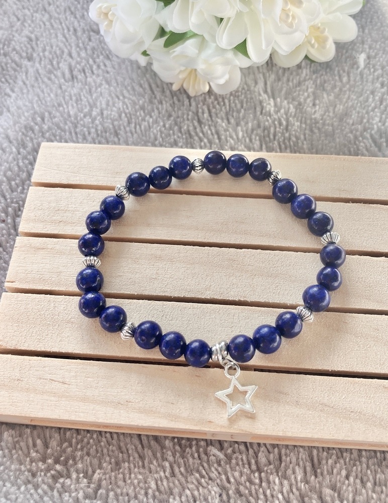 Lapis Lazuli Natural Gemstone Bracelet