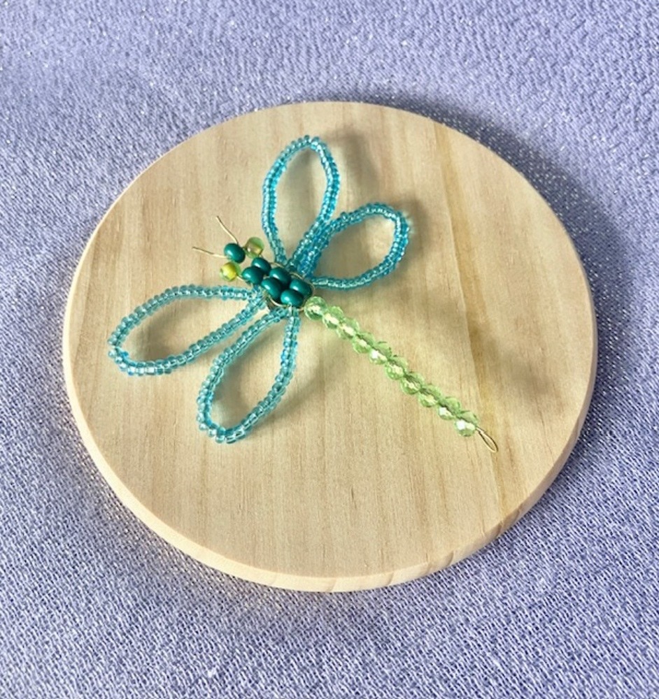 Beaded Dragonfly Magnet