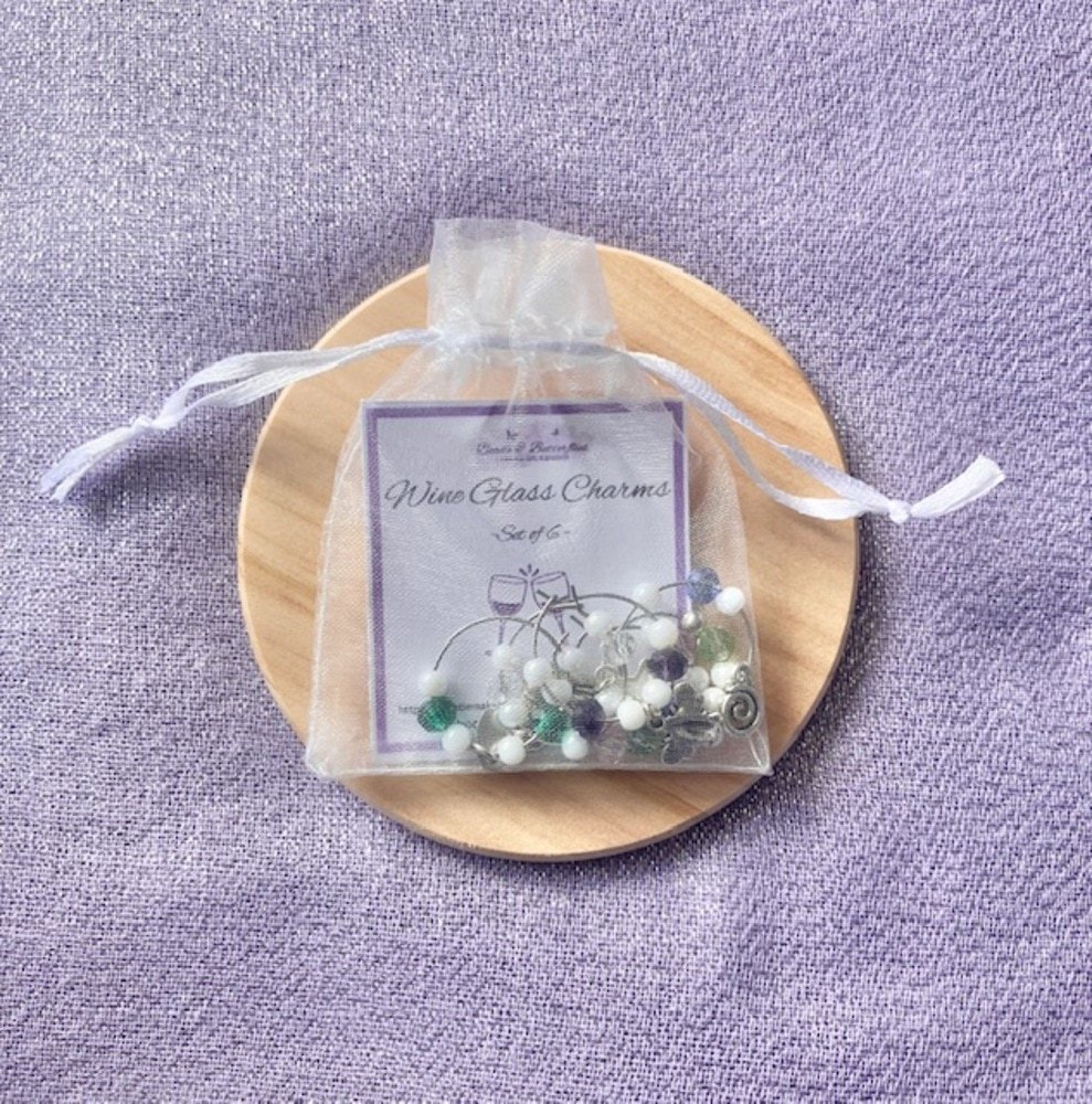 Beaded Wine Glass Charms - Image 2