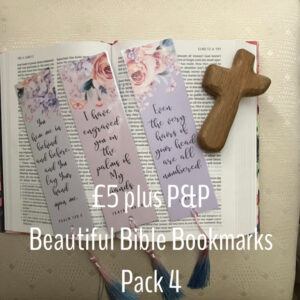 Pack 4 – Beautiful Bible Bookmarks (Set of 3)