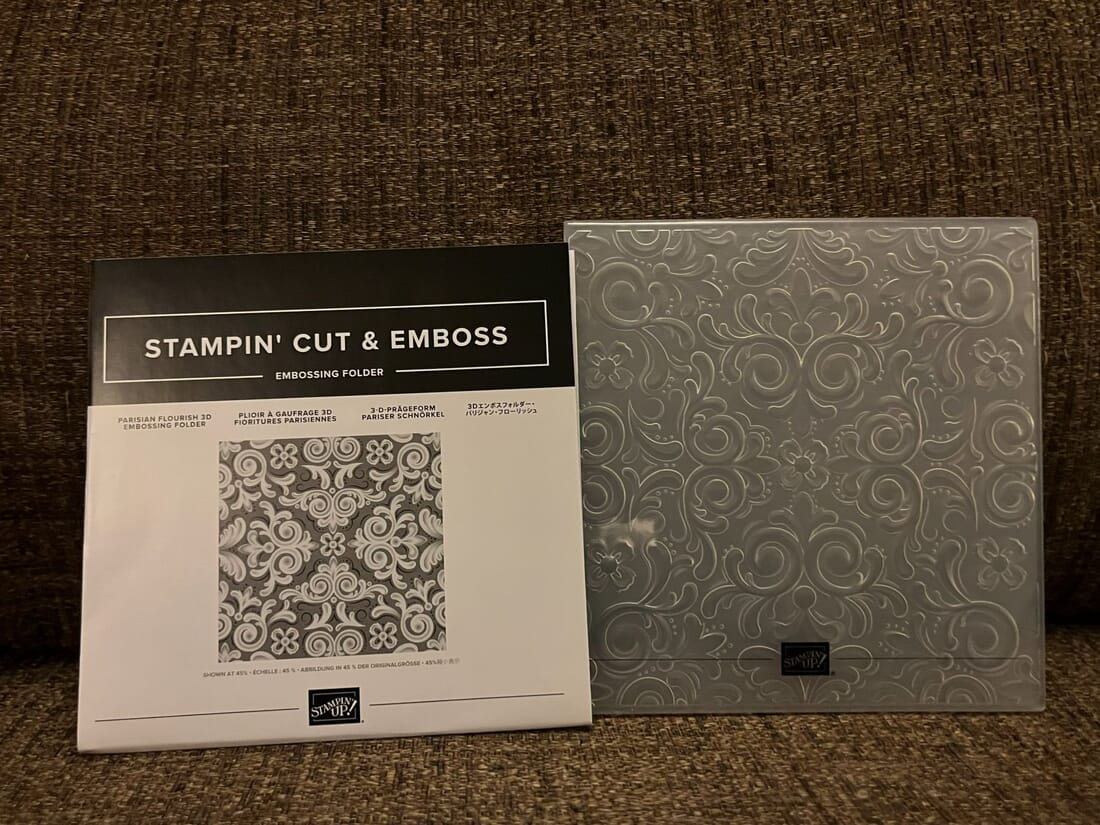 Stampin' UP! Parisian Flourish 3D Embossing Folder