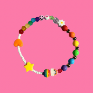 Rainbow Fidget Bracelet – Bright and Colorful Sensory Fidget for Children and Adults