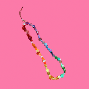Handmade Rainbow Phone Charm