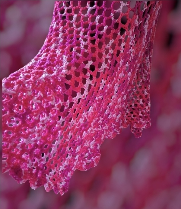 Pink Crochet Lacey Poncho for Stylish Outfits - Image 5