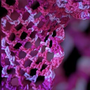 Pink Crochet Lacey Poncho for Stylish Outfits