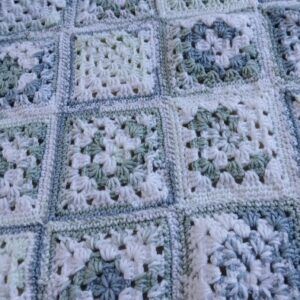 Crocheted blanket/ throw/ wheelchair blanket. All proceeds to The Stroke Association