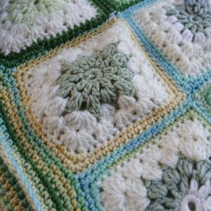 Crocheted blanket/ throw/ wheelchair blanket. All proceeds to The Stroke Association