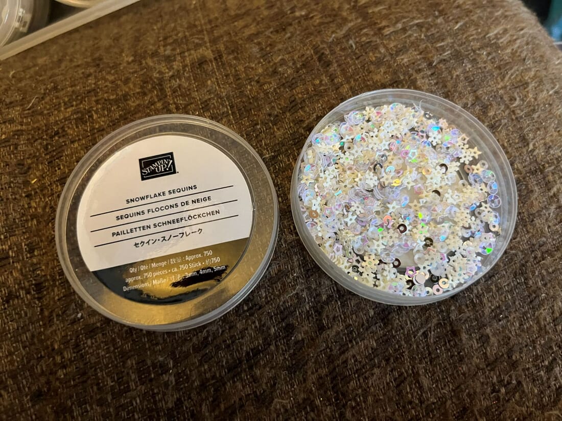 Stampin' UP! Snowflake Sequin Assortment