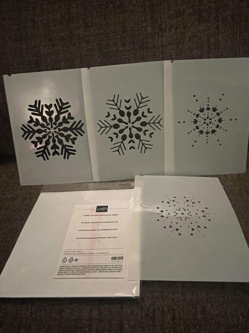 Stampin' UP! Snowy Delights Decorative Masks
