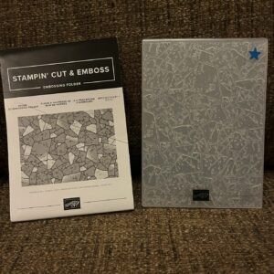 Stampin’ UP! Stone 3D Embossing Folder